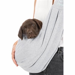 Blød bæretaske - til små hunde op til 5kg - Grå mint - 22x20x60cm